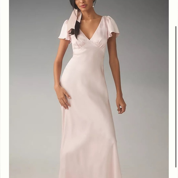 Selkie Dresses & Skirts - SELKIE | Selkie Ballerina Flutter Slip Maxi Dress Size L